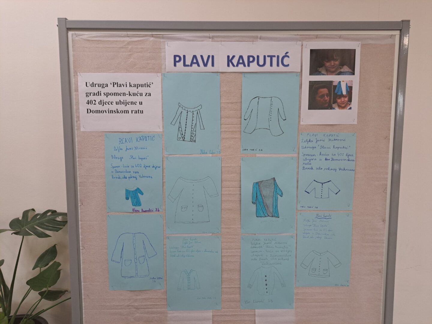 plavi kaputić