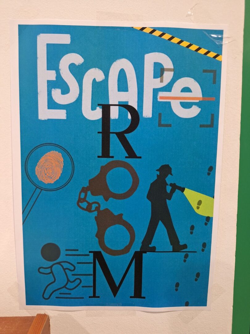 English Day 2026, Escape Room, poster