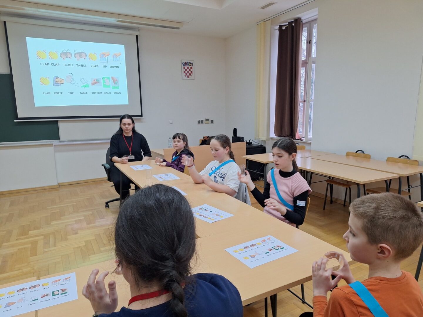 English Day 2026, The Cup Song Workshop 1